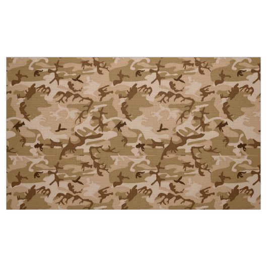 Camouflage Pattern, Wüstentanen und Braun Stoff (Fat Quarter (45,7 x 55,9 cm))