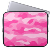 Camouflage Persisch-Rosa Laptopschutzhülle (Vorderseite)