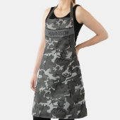 Camouflage Personalisiert Grau Schürze (InSitu)