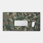 Camouflage Personalisiert Monogram Camouflage Schreibtischunterlage (Tastatur & Maus)