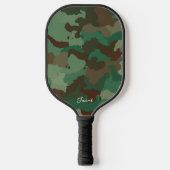 Camouflage Personalisiert Pickleball Paddle (Vorderseite)
