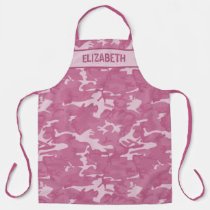 Camouflage Personalisiert rosa Schürze