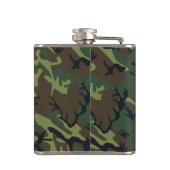 Camouflage personalisiert Spade Flachmann (Rückseite)