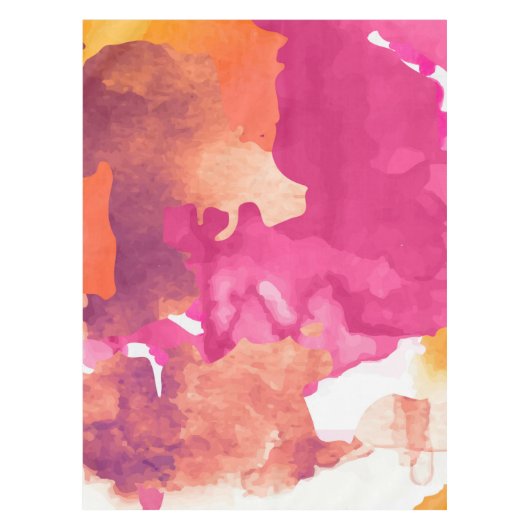 Camouflage Pink Abstrakt Tischdecke (Vorderseite)