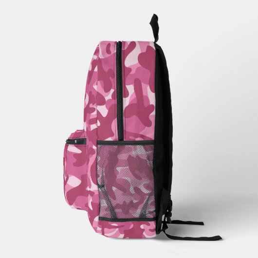Camouflage Pink Coole Personalisierte Girl-Camoufl Bedruckter Rucksack (Rechts)