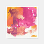 Camouflage Pink Serviette (Vorderseite)