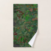 Camouflage Pixels Woods Badhandtuch Set (Handtuch)
