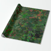 Camouflage Pixels Woods Geschenkpapier (Ungerollt)