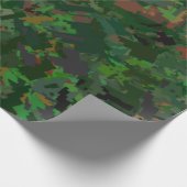 Camouflage Pixels Woods Geschenkpapier (Ecke)