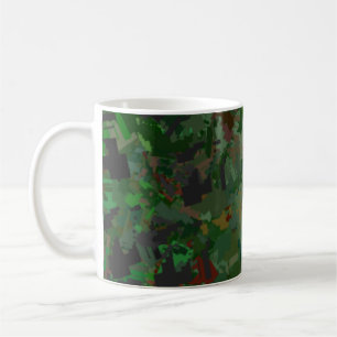 Camouflage Pixels Woods Kaffeetasse