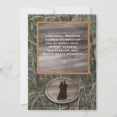 Camouflage-Polterabend-Einladung Einladung (Rückseite)