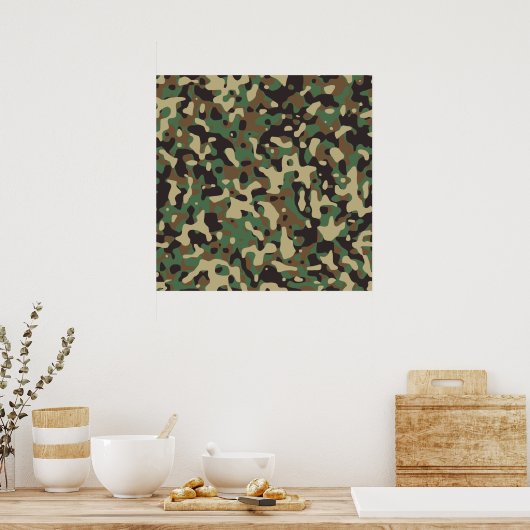 Camouflage Poster (Küche)