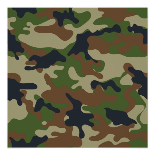 Camouflage Poster (Vorderseite)