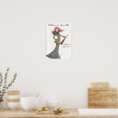 Camouflage-Poster tragen Poster (Küche)