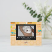 Camouflage Postkarte (Stehend Vorderseite)