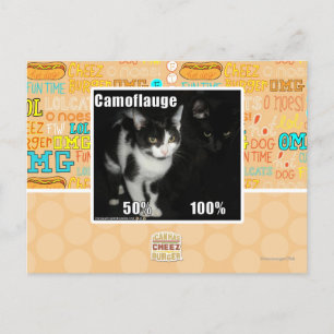 Camouflage Postkarte