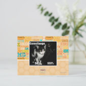 Camouflage Postkarte (Stehend Vorderseite)