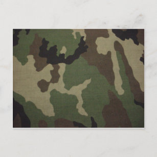 Camouflage Postkarte