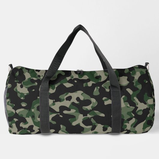 Camouflage Print Cut Nähen große Duffel Bag Duffle Bag (Rückseite)