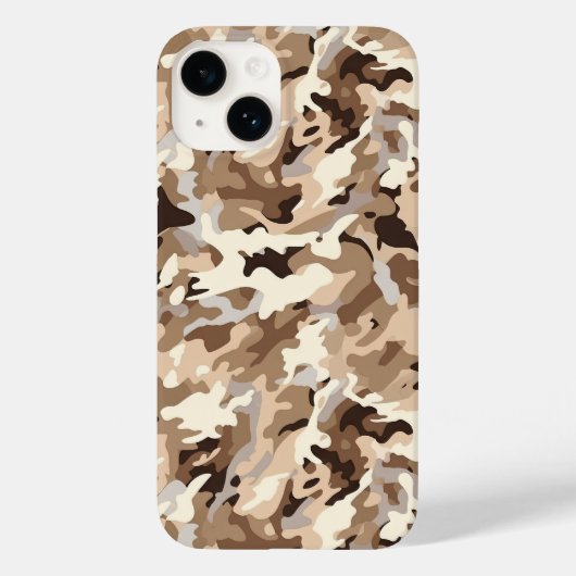 Camouflage Print iPhone 14 Fall Case-Mate iPhone Hülle (Rückseite)