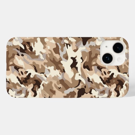 Camouflage Print iPhone 14 Fall Case-Mate iPhone Hülle (Rückseite (Horizontal))