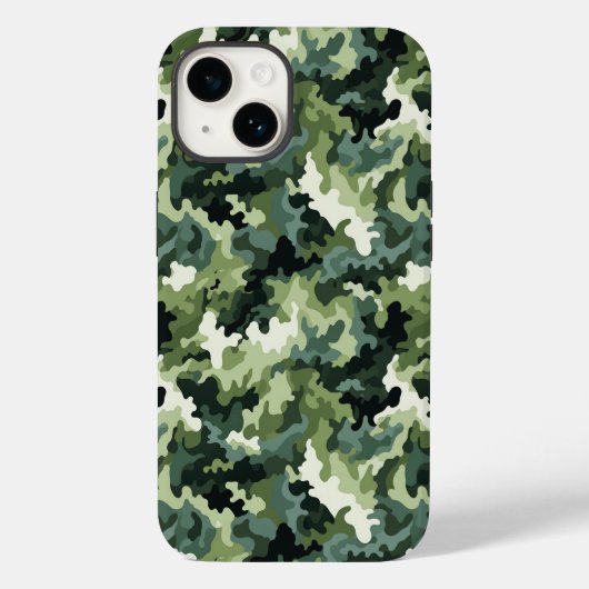 Camouflage Print iPhone 14 Fall Case-Mate iPhone Hülle (Rückseite)