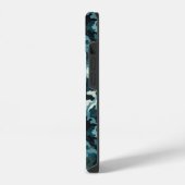 Camouflage Print iPhone 14 Fall Hülle (Linke Seite)