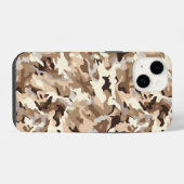 Camouflage Print iPhone 14 Fall Hülle (Rückseite (Horizontal))