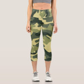 Camouflage Print Leggings (Vorderseite)