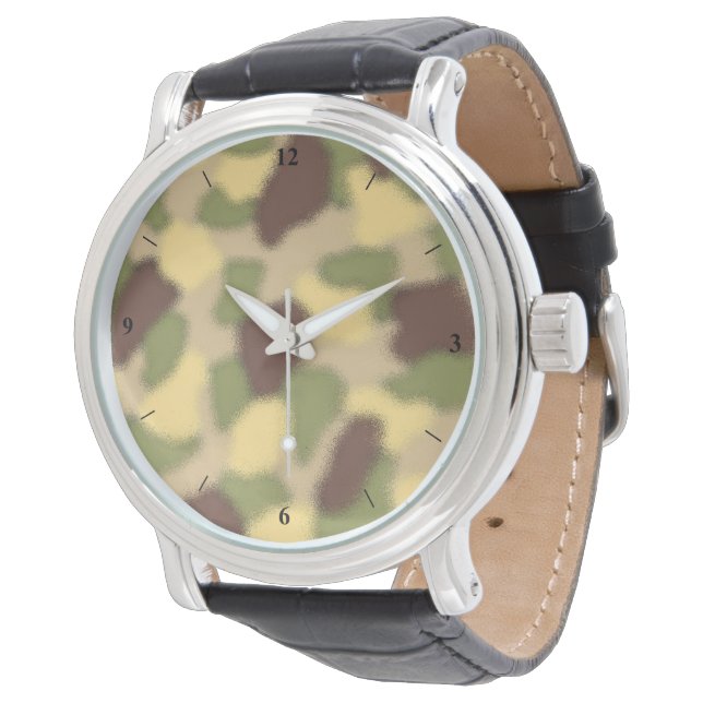 Camouflage Ripple Armbanduhr (Schrägansicht)