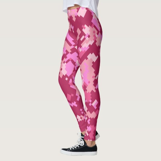Camouflage | Rosa Pixel Camouflage Leggings (Links)