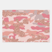 Camouflage Rose Gold Blush Pink Camouflage Arena M Geschenkpapier Set (Vorderseite 2)