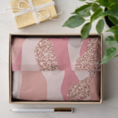 Camouflage Rose Gold Blush Pink Camouflage Arena M Seidenpapier (Geschenk)