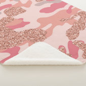 Camouflage Rose Gold Blush Pink Camouflage Arena M Sherpadecke (3/4)