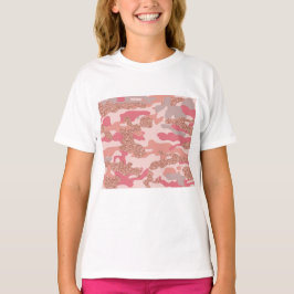 Camouflage Rose Gold Blush Pink Camouflage Arena M T-Shirt