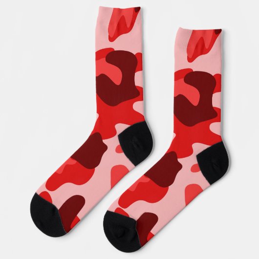 Camouflage Rote Socken (Linkes Detail)