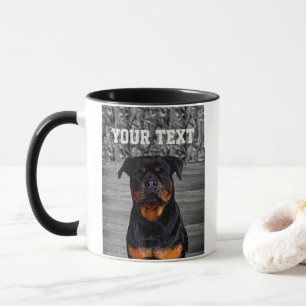 Camouflage Rottweiler Hunde Tierername Tasse