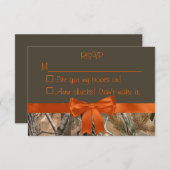 Camouflage-RSVP-Karte RSVP Karte (Vorne/Hinten)