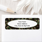 Camouflage Rücksendeadressen-Aufkleber (Insitu)