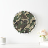Camouflage Runde große Wandklemme Wanduhr (Zuhause)