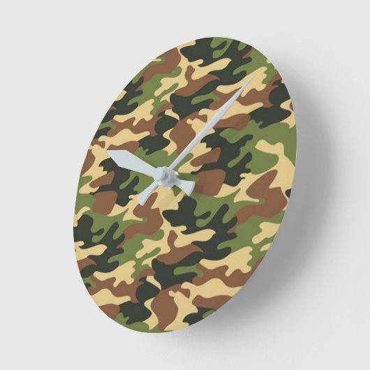 camouflage runde wanduhr (Winkel)