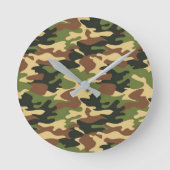 camouflage runde wanduhr (Vorderseite)