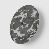 Camouflage Runde Wanduhr (Winkel)