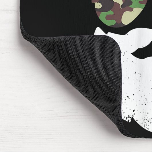 Camouflage Santa Claus Sungles Camouflage Weihnach Mousepad (Ecke)