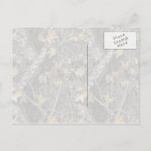 Camouflage Save the Date Postkarte (Rückseite)