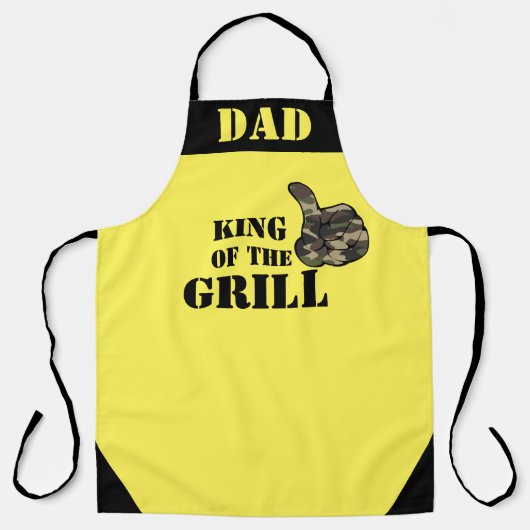 Camouflage Schürze | King of the Grill Koch GRILLE (Vorderseite)