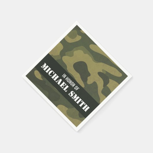 Camouflage Serviette (Ecke)