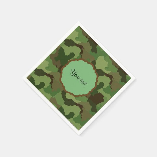 Camouflage Serviette (Ecke)