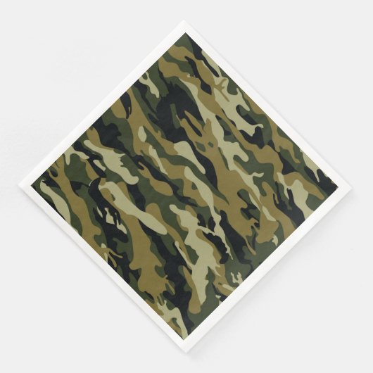 Camouflage Serviette (Ecke)