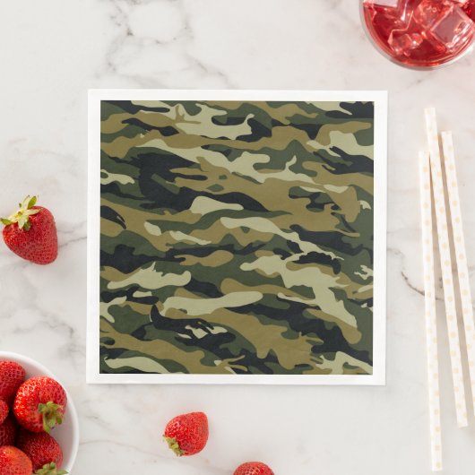 Camouflage Serviette (Beispiel)